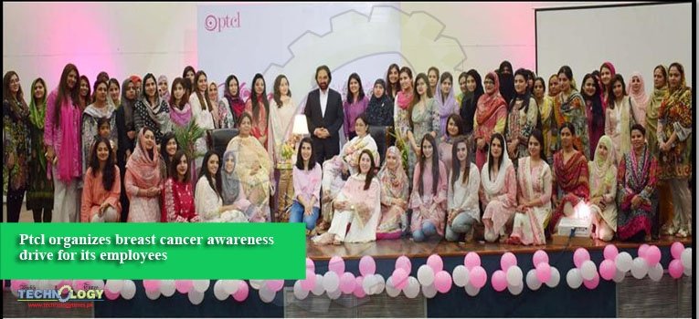 Ptcl organizes breast cancer awareness drive for its employees