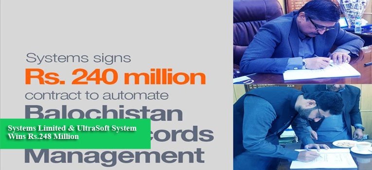 Systems Limited & UltraSoft System Wins Rs.248 Million