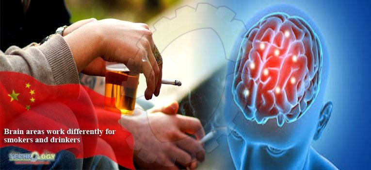 Brain areas work differently for smokers and drinkers