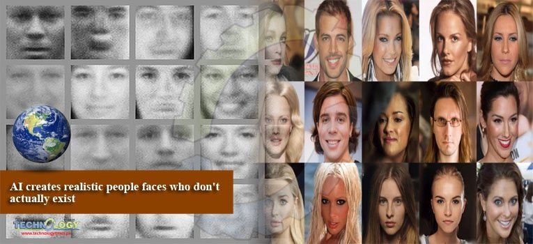 AI creates realistic people faces who don't actually exist