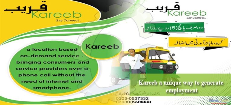 Kareeb a unique way to generate employment
