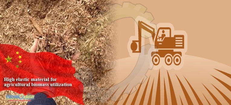 High elastic material for agricultural biomass utilization