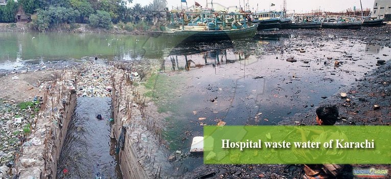 Hospital waste water of Karachi