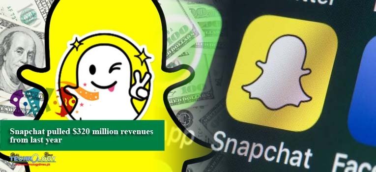 Snapchat pulled $320 million revenues from last year