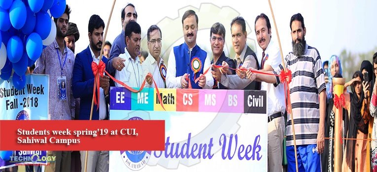 Students week spring'19 at CUI, Sahiwal Campus