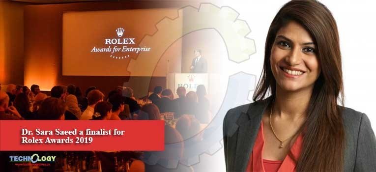 Dr. Sara Saeed a finalist for Rolex Awards 2019
