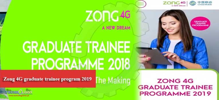 Zong 4G graduate trainee program 2019