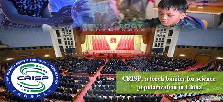 CRISP: a torch barrier for science popularization in China