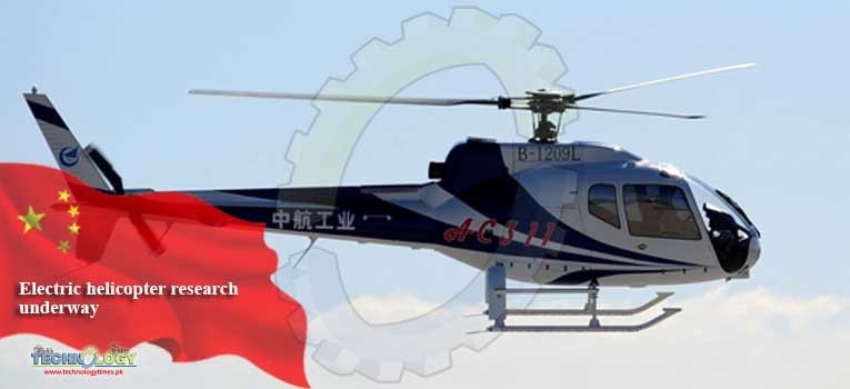 Electric helicopter research underway