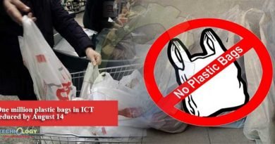 One million plastic bags in ICT reduced by August 14