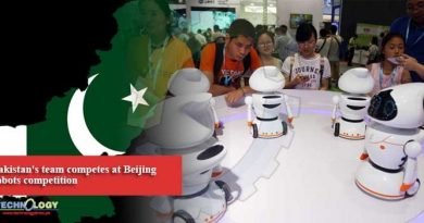 Pakistan's team competes at Beijing robots competition