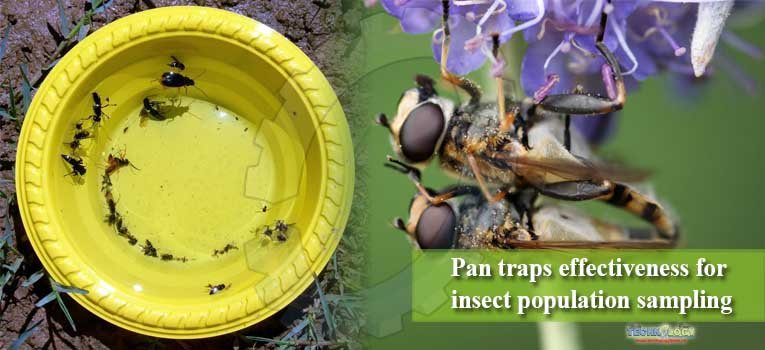 Pan traps effectiveness for insect population sampling