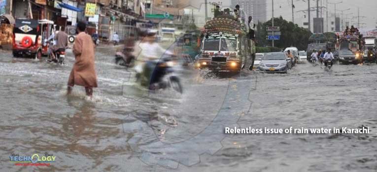 Relentless issue of rain water in Karachi