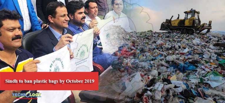 Sindh to ban plastic bags by October 2019