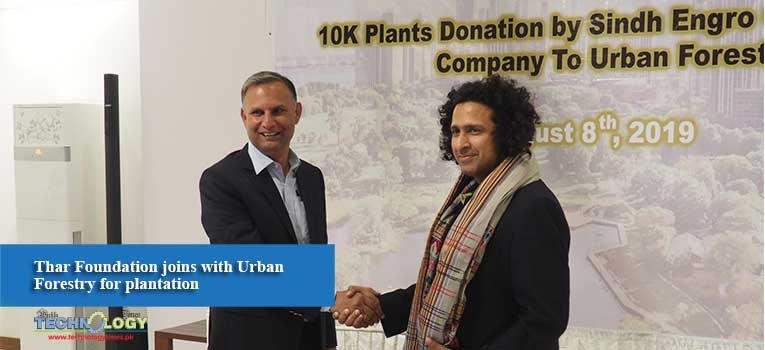 Thar Foundation joins with Urban Forestry for plantation
