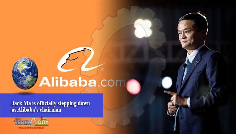 Jack Ma is officially stepping down as Alibaba's chairman