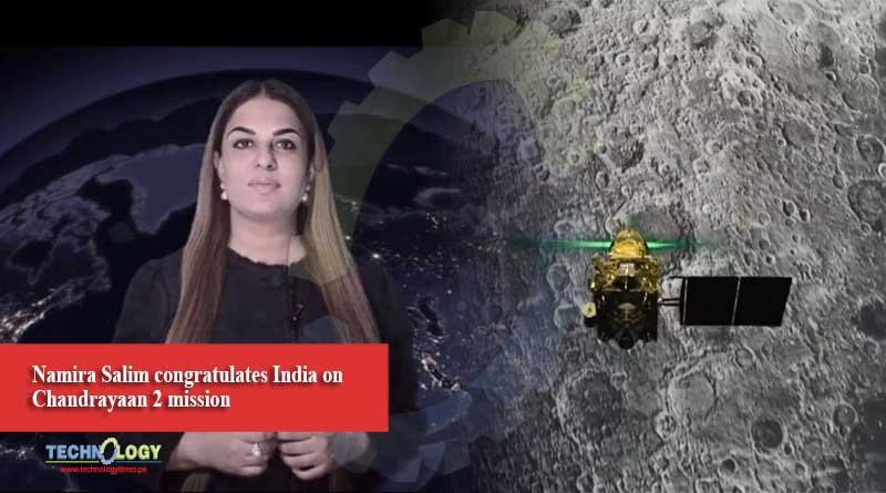 Namira Salim congratulates India on Chandrayaan 2 mission