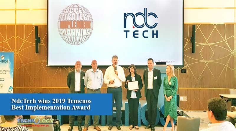 NdcTech wins 2019 Temenos Best Implementation Award