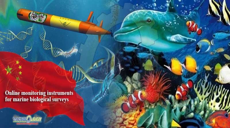 Online monitoring instruments for marine biological surveys