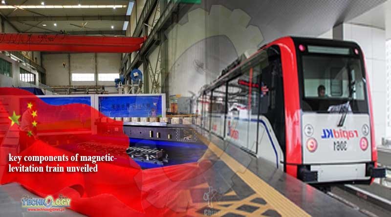 key components of magnetic-levitation train unveiled