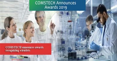COMSTECH announces awards recognizing scientists