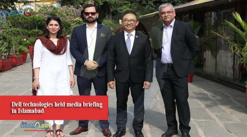 Dell technologies held media briefing in Islamabad