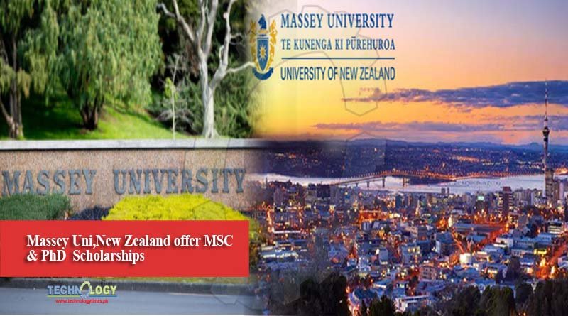Massey Uni,New Zealand offer MSC & PhD Scholarships