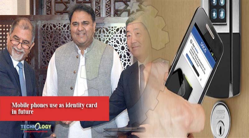 Mobile phones use as identity card in future
