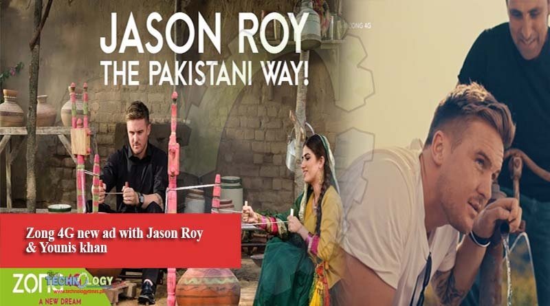 Zong 4G new ad with Jason Roy & Younis khan