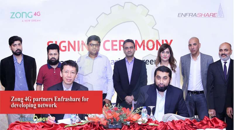 Zong 4G partners Enfrashare for developing network