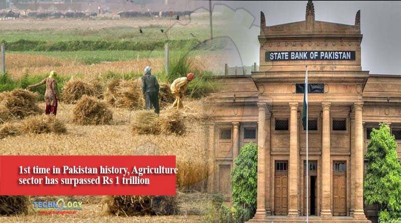 1st time in Pakistan history, Agriculture sector has surpassed Rs 1 trillion