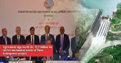 Agreement sign worth Rs. 52.5 billion for electro-mechanical works of Dasu hydropower project
