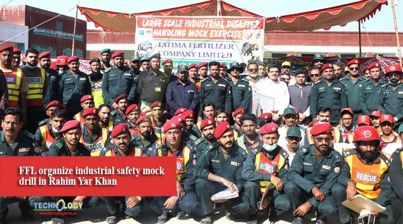 FFL organize industrial safety mock drill in Rahim Yar Khan