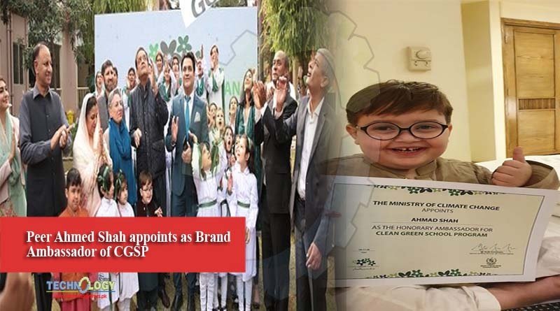 Peer Ahmed Shah appoints as Brand Ambassador of CGSP