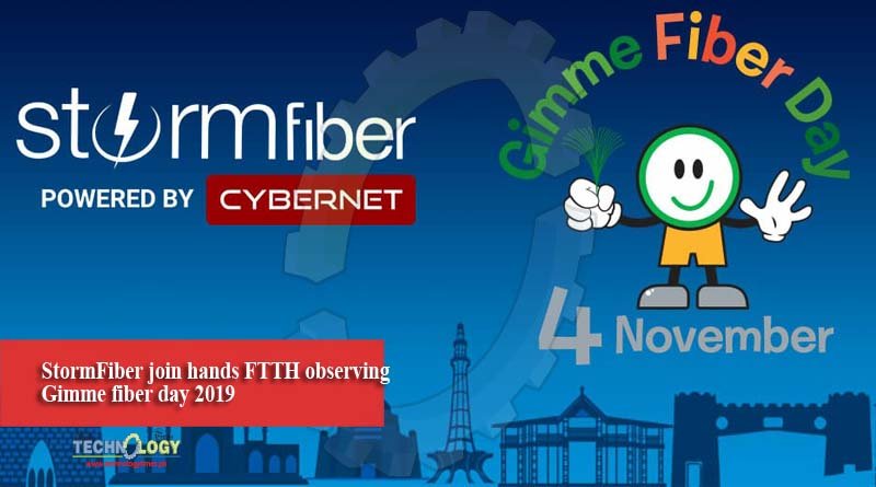 StormFiber join hands FTTH observing Gimme fiber day 2019