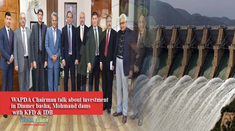 WAPDA Chairman talk about investment in Diamer basha, Mohmand dams with KFD & IDB