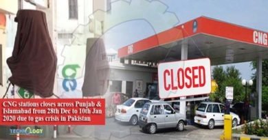 CNG stations closes across Punjab & Islamabad from 28th Dec to 10th Jan 2020 due to gas crisis in Pakistan