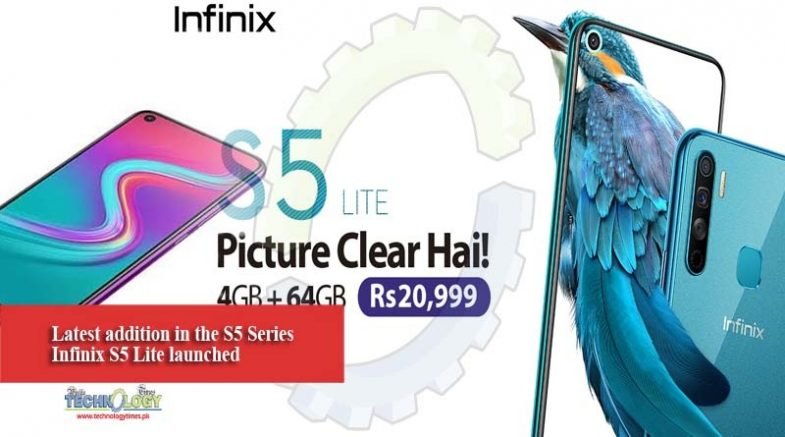 Latest addition in the S5 Series Infinix S5 Lite launched