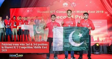 Pakistani teams wins 2nd & 3rd positions in Huawei ICT Competition Middle East 2019