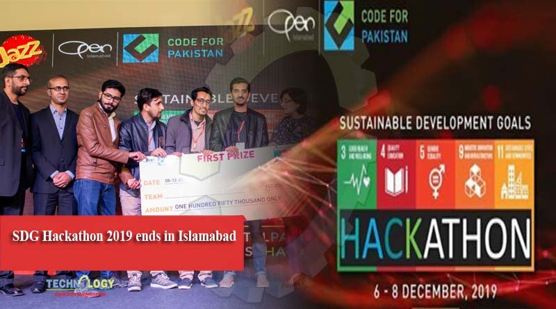 SDG Hackathon 2019 ends in Islamabad