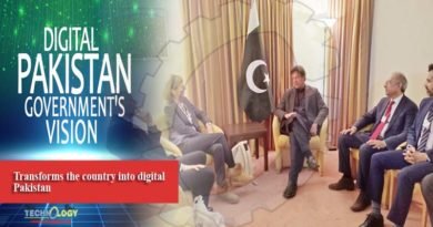 Transforms the country into digital Pakistan