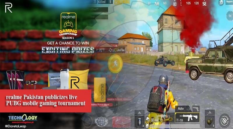 realme Pakistan publicizes live PUBG mobile gaming tournament