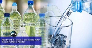 Ministry of S & T launches own mineral water through PCRWR in Pakistan