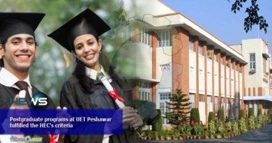 Postgraduate programs at UET Peshawar fulfilled the HEC's criteria