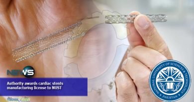 Authority awards cardiac stents manufacturing license to NUST
