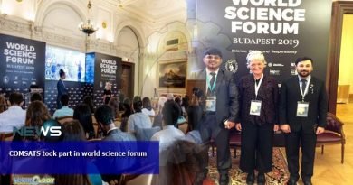 COMSATS took part in world science forum