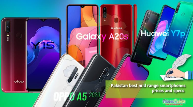 Pakistan best mid range smartphones - prices and specs  