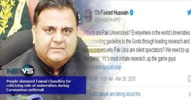 People slammed Fawad Chaudhry for criticizing role of universities during Coronavirus outbreak