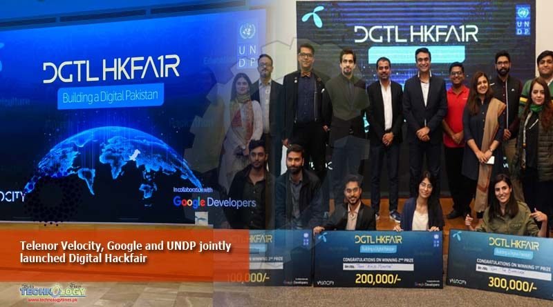 Telenor Velocity, Google and UNDP jointly launched Digital Hackfair