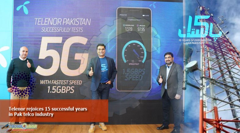 Telenor rejoices 15 successful years in Pak telco industry